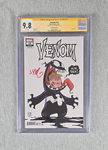 Venom #18 Variant Skottie Young Signed CGC 9.8 | Tilted Books