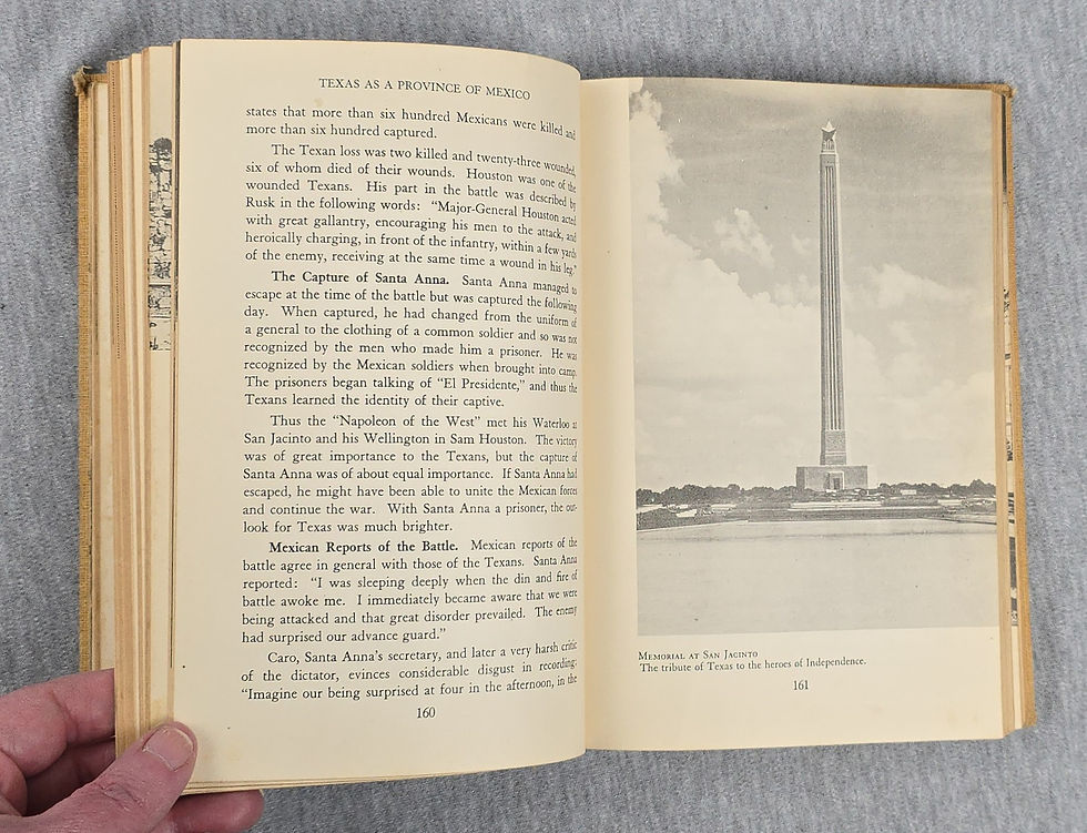 Thumbnail: History of Texas by Ralph W. Steen, 1939.