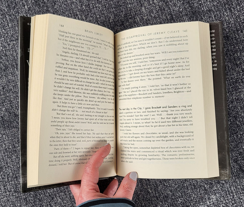 Thumbnail: The Whisperer And Other Voices by Brian Lumley, 2001.