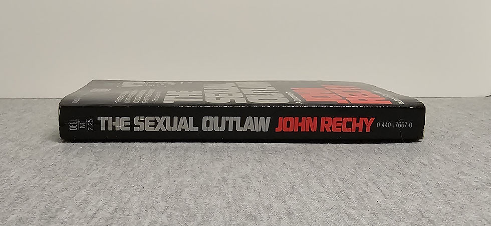 Thumbnail: The Sexual Outlaw by John Rechy, 1978.