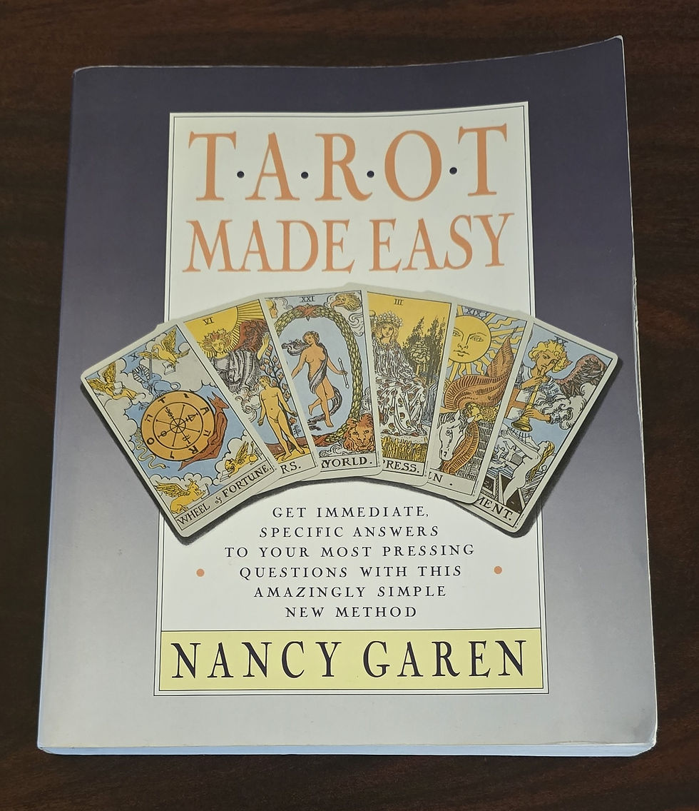 Thumbnail: Tarot Made Easy & Power Deck The Cards of Wisdom Vintage Tarot Card/Book Bundle