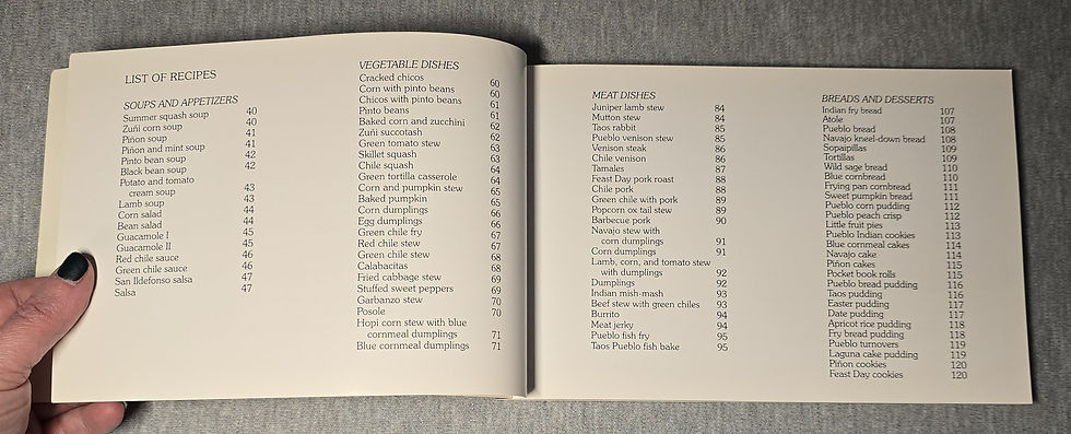 Thumbnail: Southwest Indian Cookbook by Marcia Keegan, 1999.