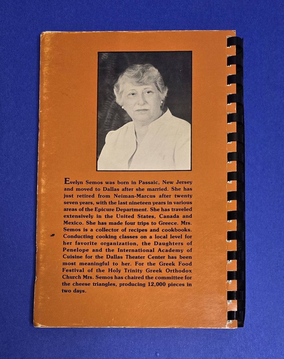 Thumbnail: More Than Baklava, Evelyn Semos, 1982. Inscribed & Dated by Author