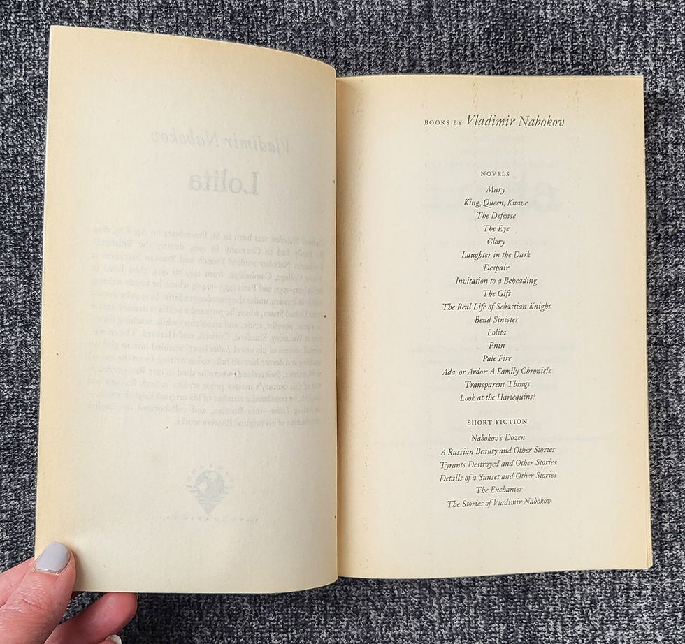 Thumbnail: Lolita by Vladimir Nabokov, 1997.