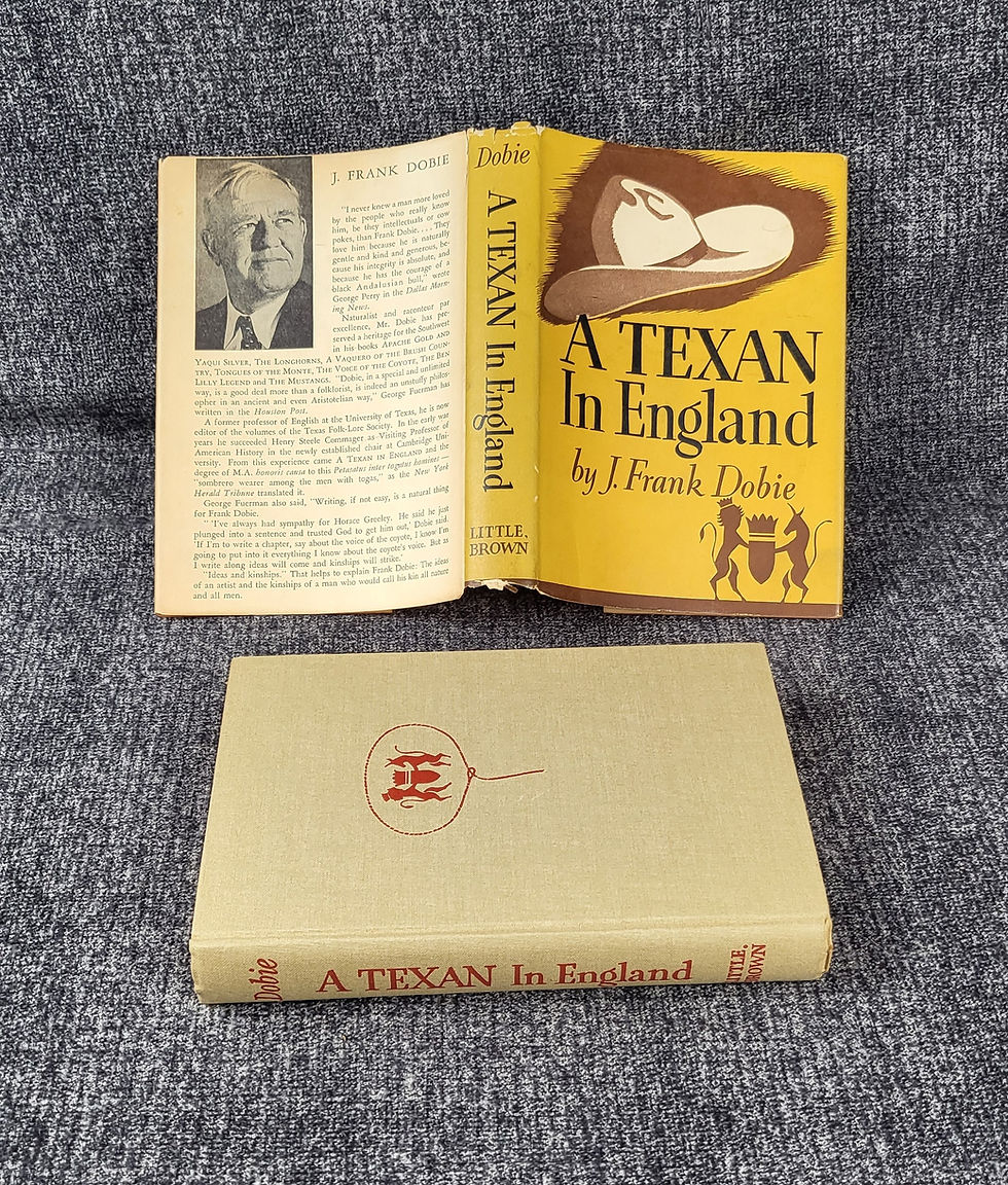 Thumbnail: A Texan In England by J. Frank Dobie, 1945.