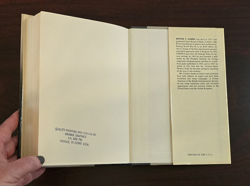 Thumbnail: Prelude to Mars, Arthur C. Clarke, Vintage 1965, Hardcover, Dust Jacket