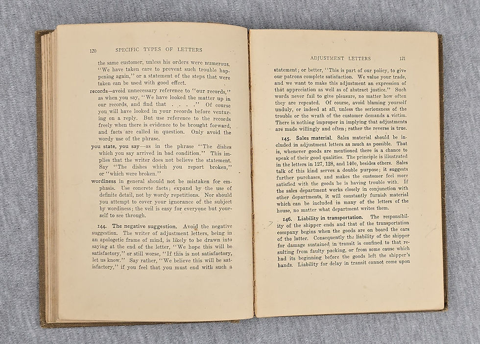 Thumbnail: Effective Business Letter by Edward H. Gardner, 1924.