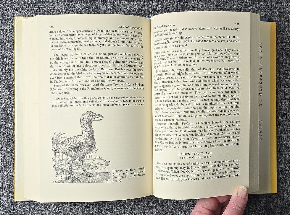 Thumbnail: Exotic Zoology by Willey Ley, 1987.