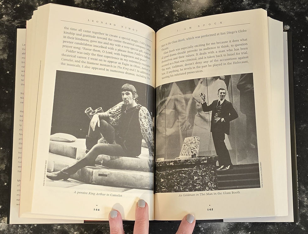 Thumbnail: I Am Spock by L. Nimoy 1995 1st Edit. & Star Trek Memories by Shatner 1993 1st