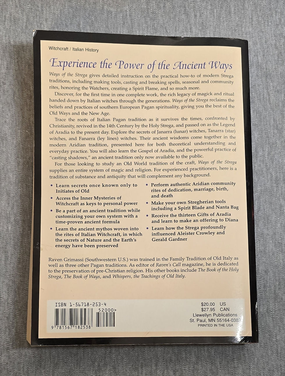 Thumbnail: Ways of the Strega by Raven Grimassi, 1995
