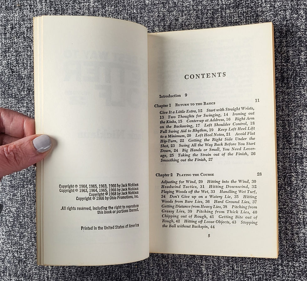 Thumbnail: The Best Way to Better Golf 2 by Jack Nicklaus, 1968.
