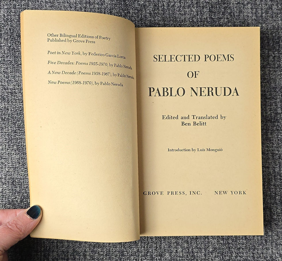 Thumbnail: Pablo Neruda Bilingual Poetry Bundle