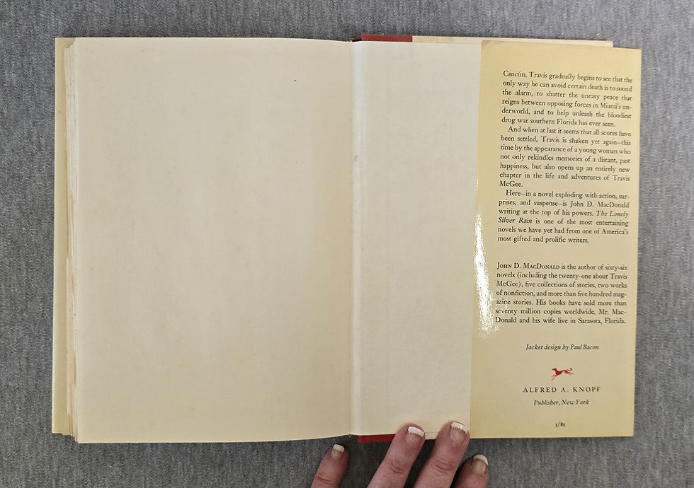 Thumbnail: The Lonely Silver Rain by John D. MacDonald, 1985. First Edition.