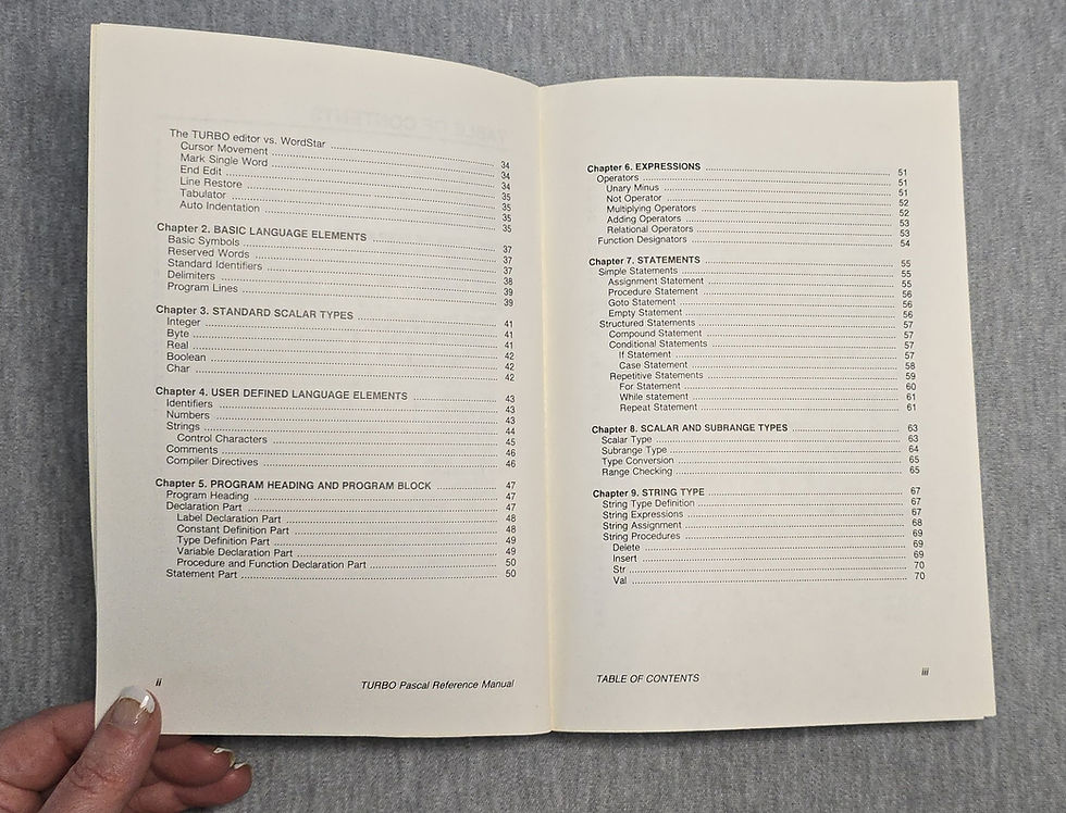 Thumbnail: The Turbo Pascal Version 3.0 Reference Manual, Borland International, 1985.