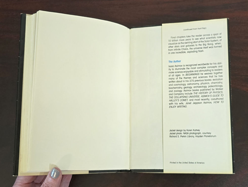 Thumbnail: Beginnings: The Story of Origins, Isaac Asimov, Vintage 1987