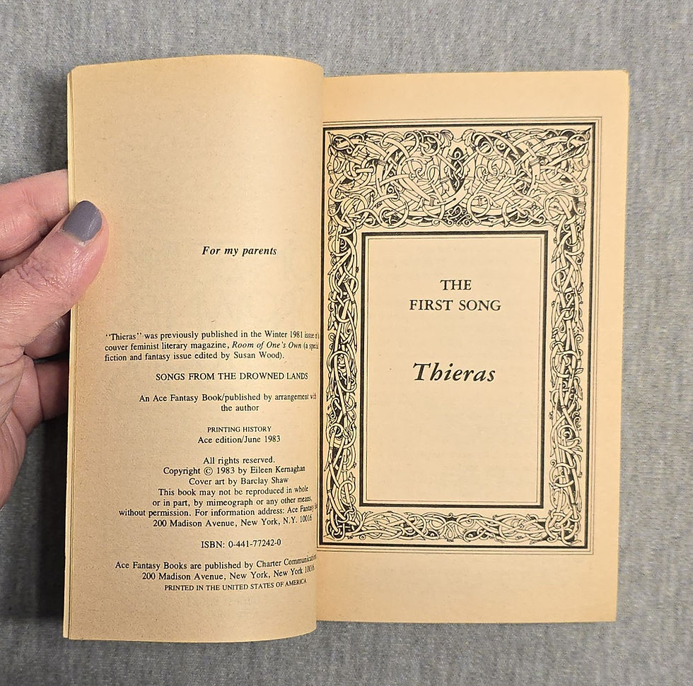Thumbnail: Songs From The Drowned Lands by Eileen Kernaghan, 1983.