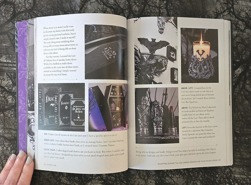 Thumbnail: Gothic Life: The Essential Guide to Macabre Style by Aurelio Voltaire, 2024.