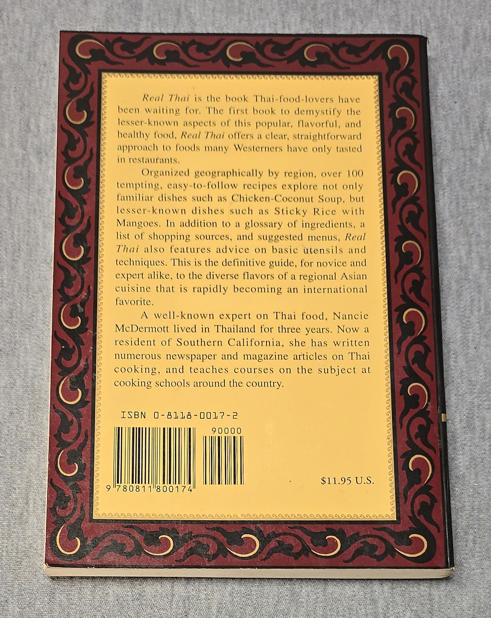 Thumbnail: Real Thai: The Best Of Thailand's Regional Cooking by Nancie McDermott, 1992.