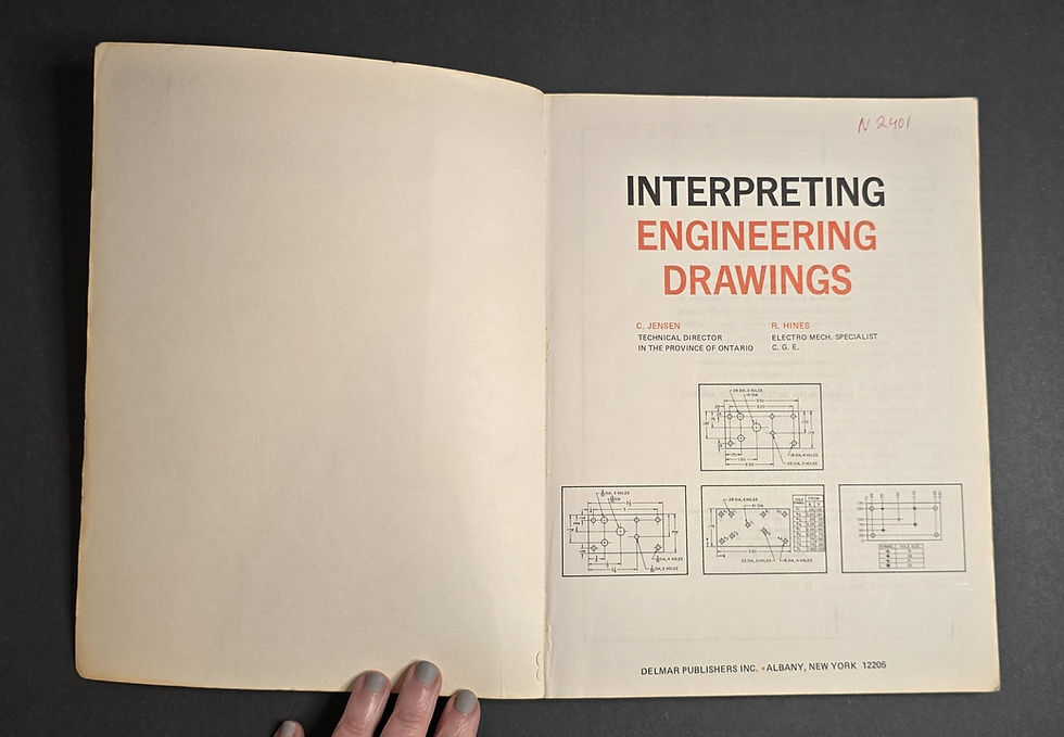 Thumbnail: Interpreting Engineering Drawings by C. Jensen and R. Hines, 1972