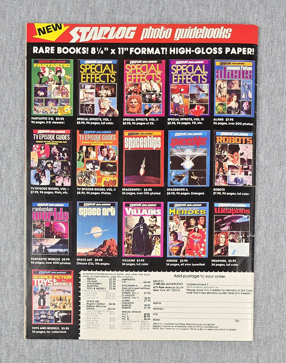 Thumbnail: Starlog #62 September 1982 & Starlog Scrapbook Vol. 1 & 2, 1982.