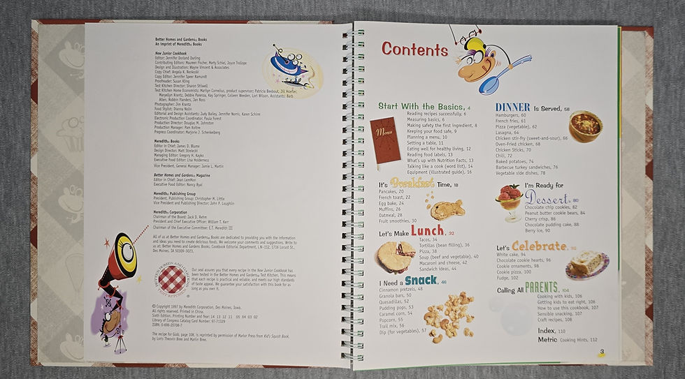 Thumbnail: Better Homes And Gardens New Junior Cookbook, 1997