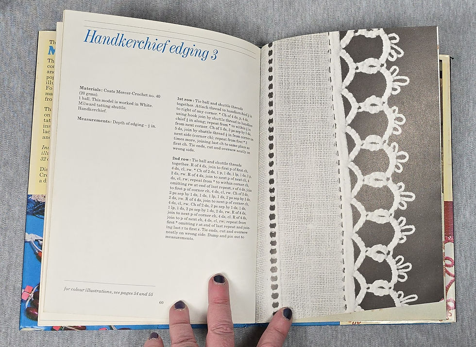 Thumbnail: The Basic Book of Macramé & Tatting by Octopus Books 1973.