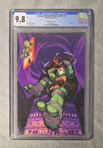 TMNT #2 Stashhhloot Variant E 8-Bit Diego Sanches CGC 9.8 | Tilted