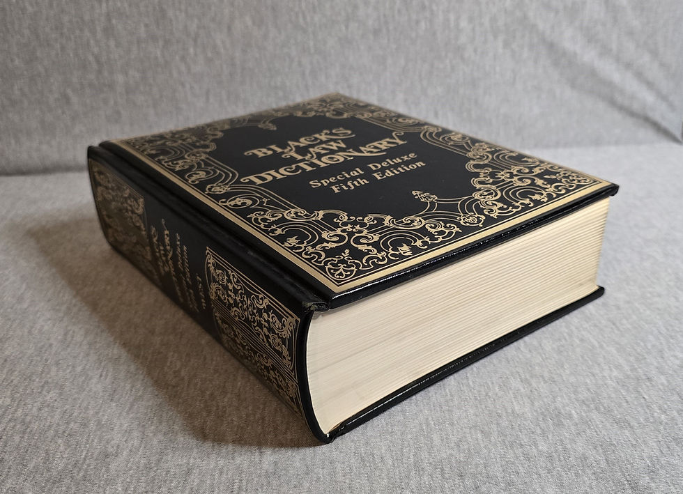 Thumbnail: Black's Law Dictionary Special Deluxe Fifth Edition by Henry Black 1979