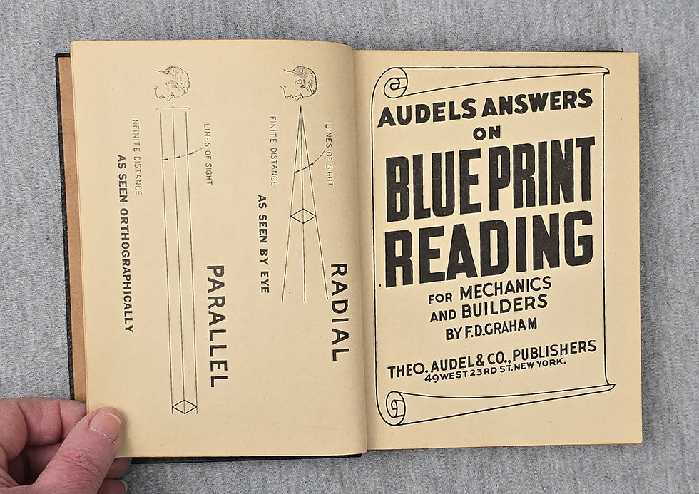 Thumbnail: Audels Blueprint Reading & Masonry Guides by Frank D. Graham, 1942 1960 1961.
