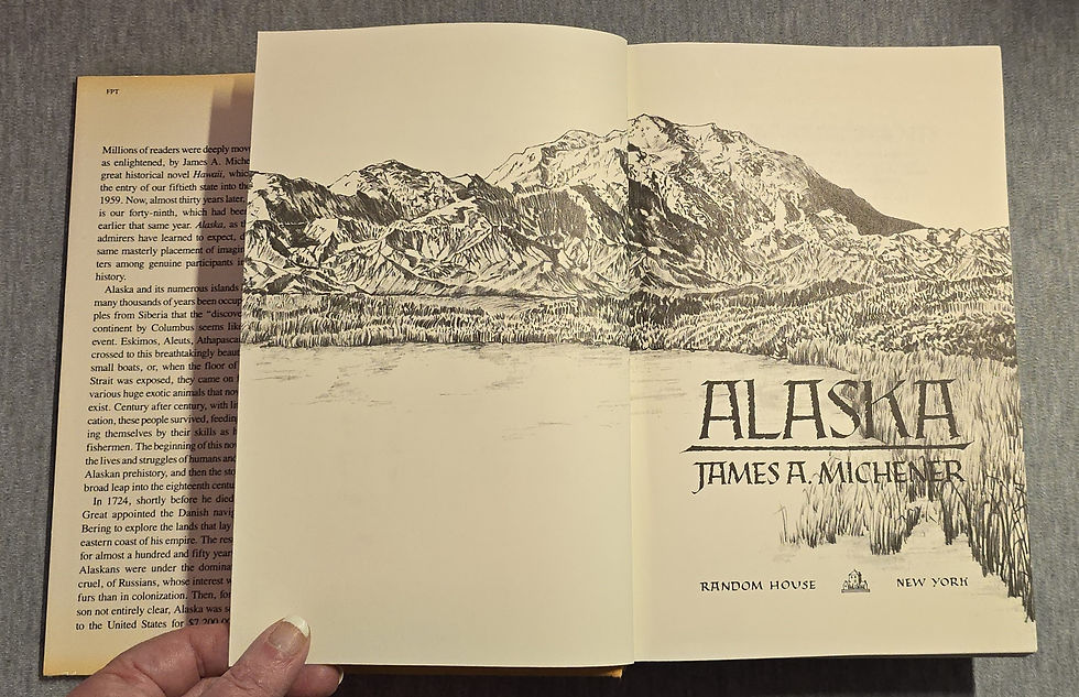 Thumbnail: Alaska by James A. Michener, 1988, First Edition.