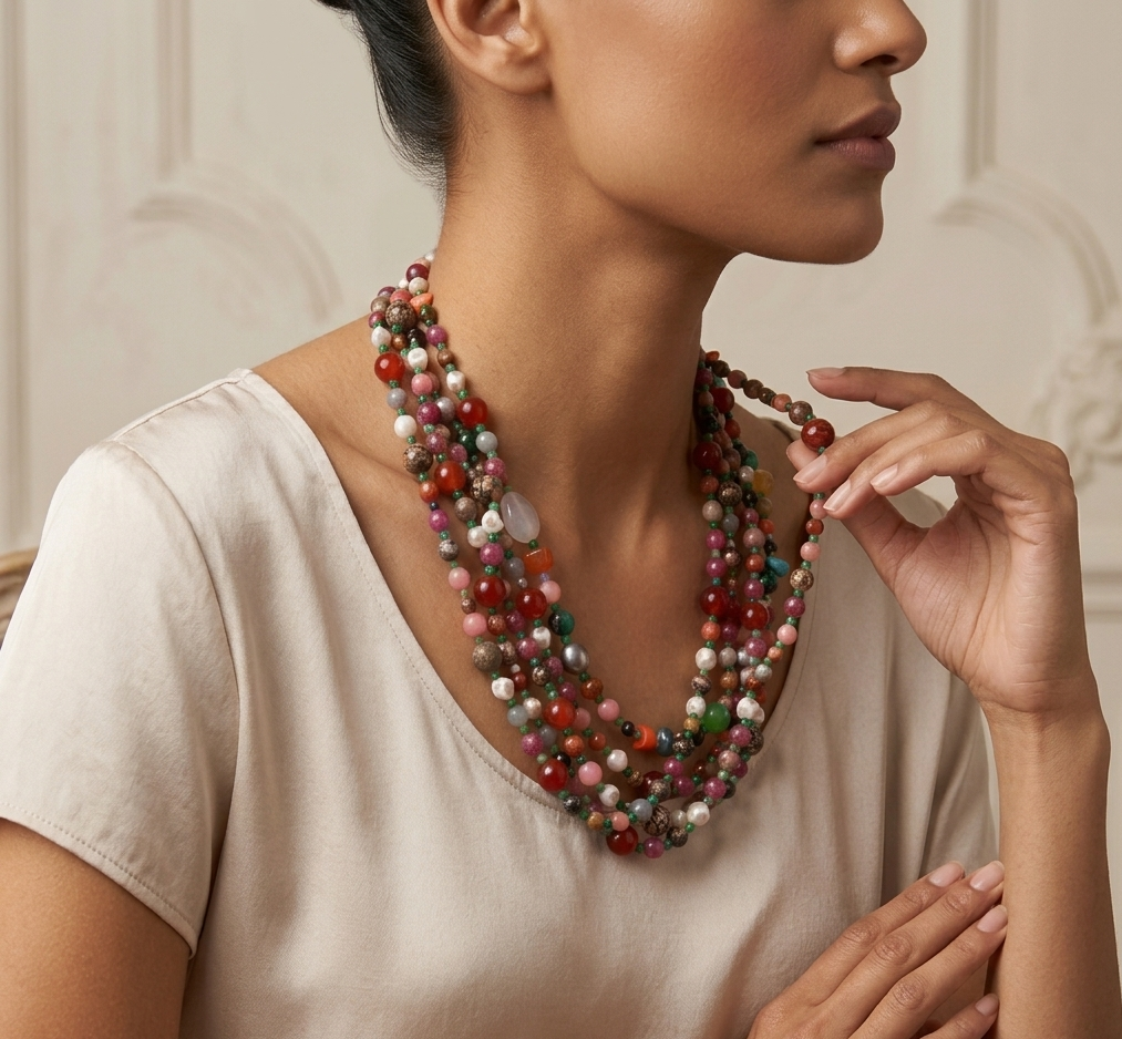 Blossom Glow Layers Necklace