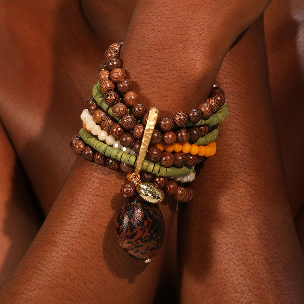 Velinor Boho Terra Talisman Wrap Bracelet