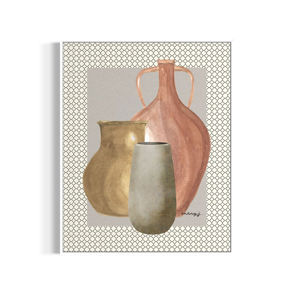 Miniature : Pottery I - Toile & Poster