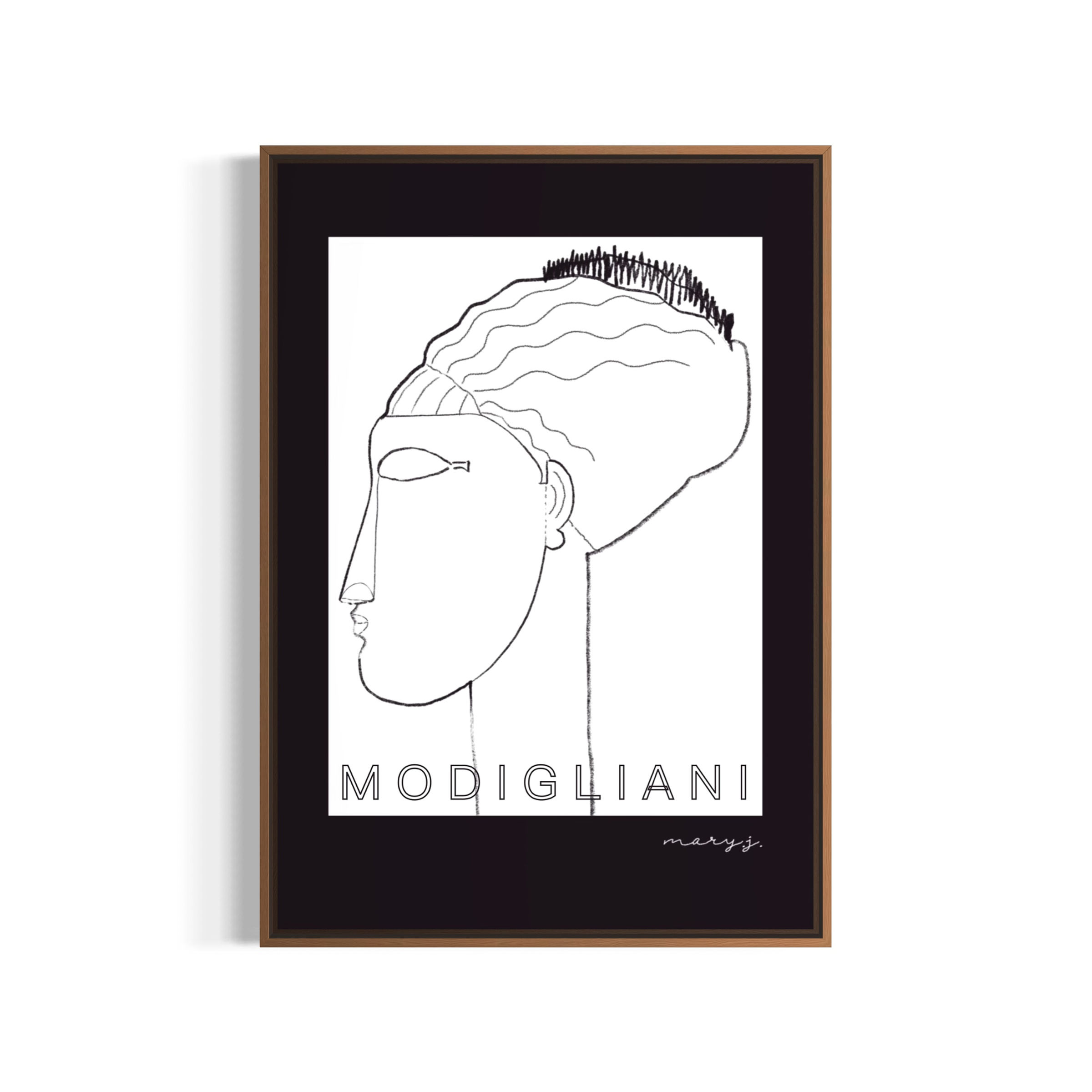 Modigliani Left Profile Head