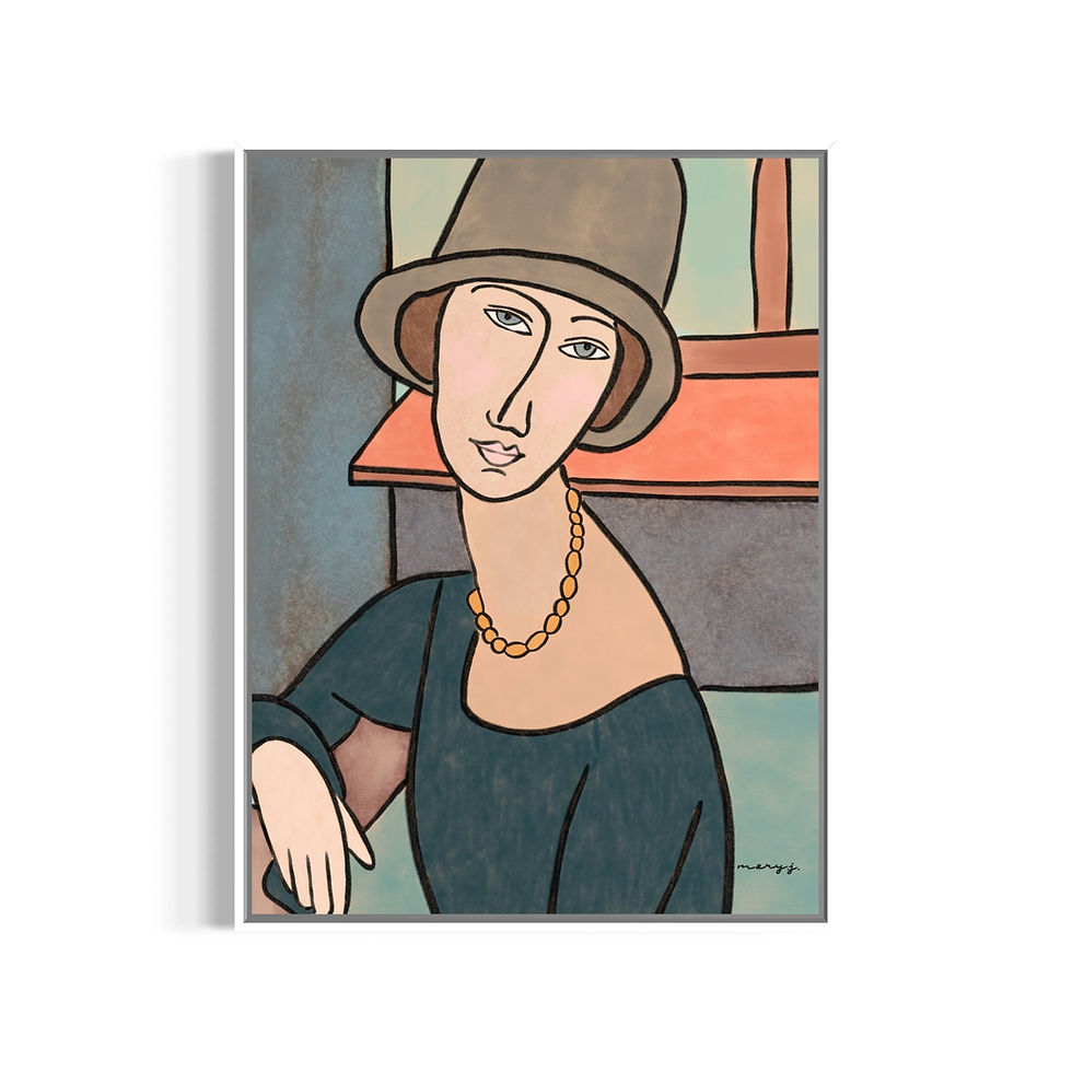 Miniature : Modigliani Waiting
