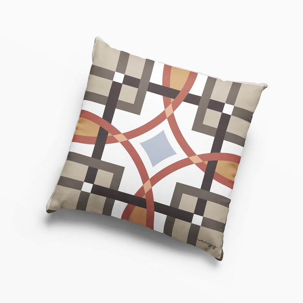 Miniature : Antique Tiles - Coussin