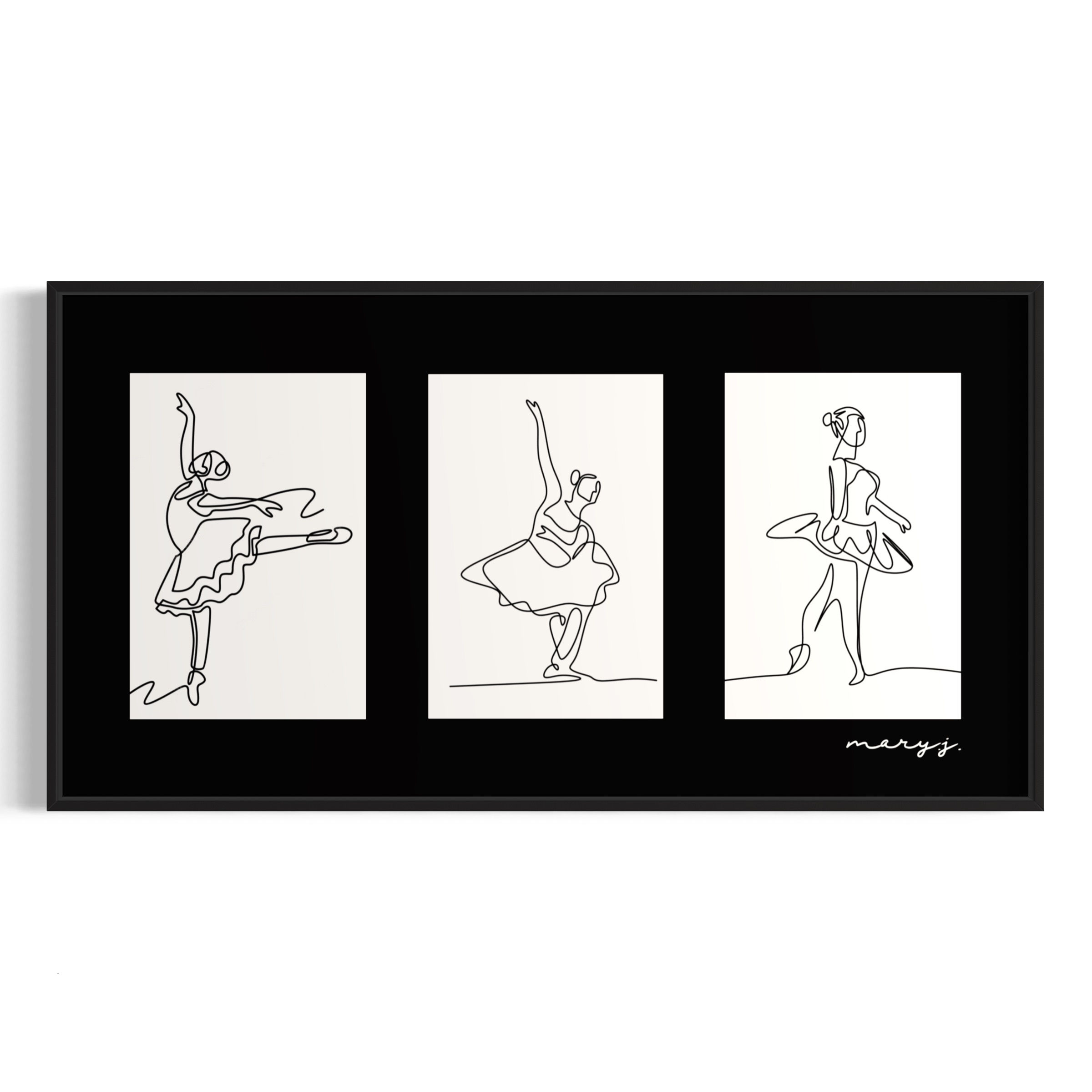 Ballerines | Poster Three In One