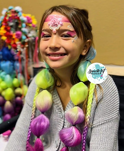 festival hair fesival glitter bling face paint bubble braids near me oklahoma face painters