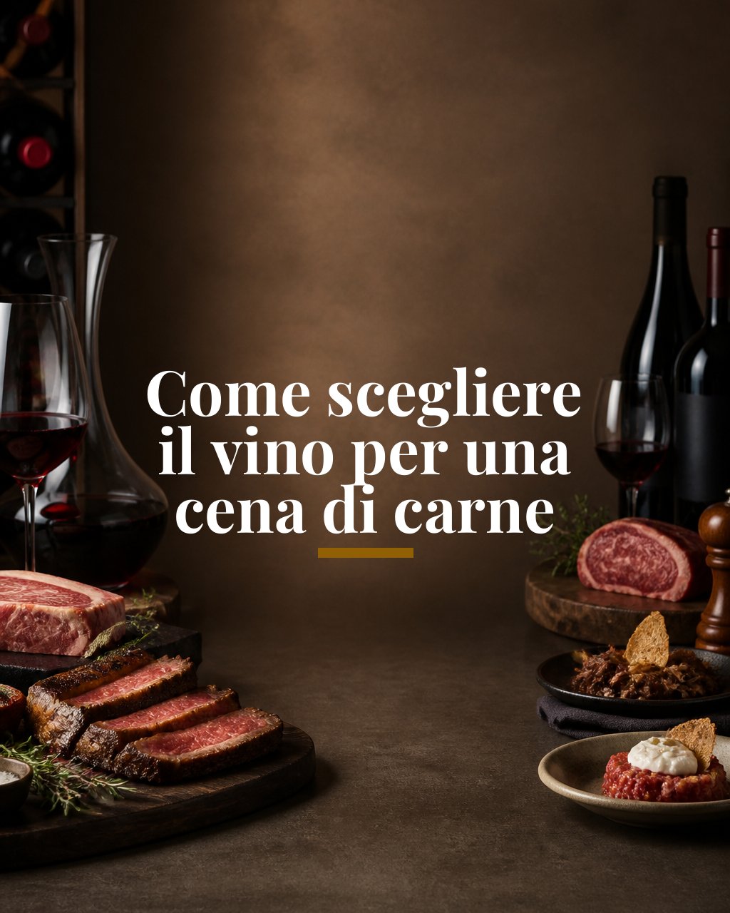 Come scegliere il vino per una cena di carne
