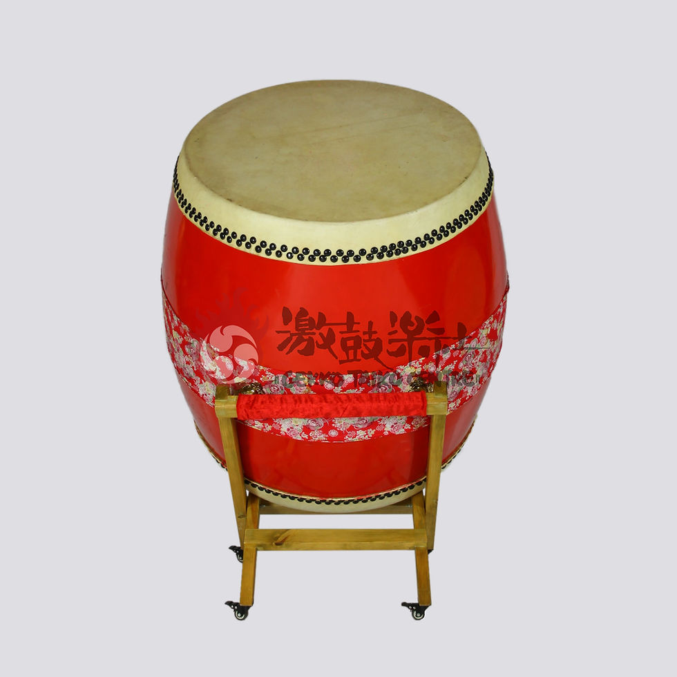 縮圖：中國紅鼓 (91cm)