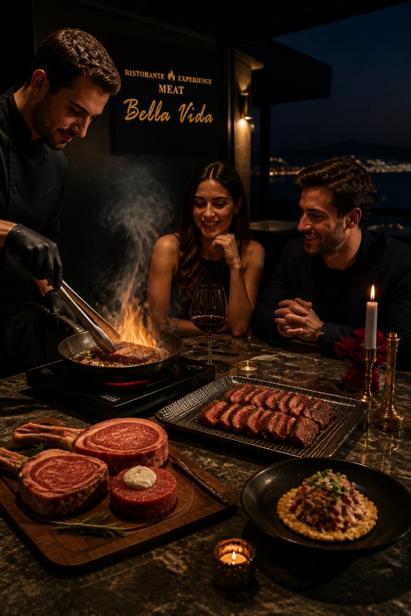 Cena romantica con show cooking: guida esclusiva