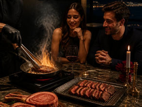Cena romantica con show cooking: guida esclusiva