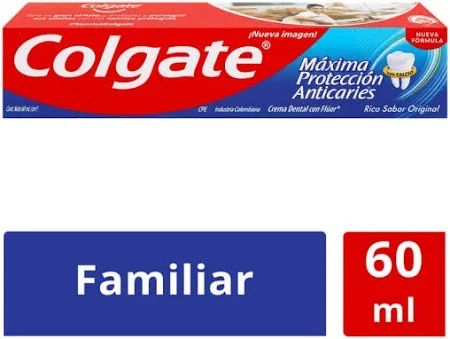 Crema Dental Colgate Máxima Protección Anticaries x 60ml