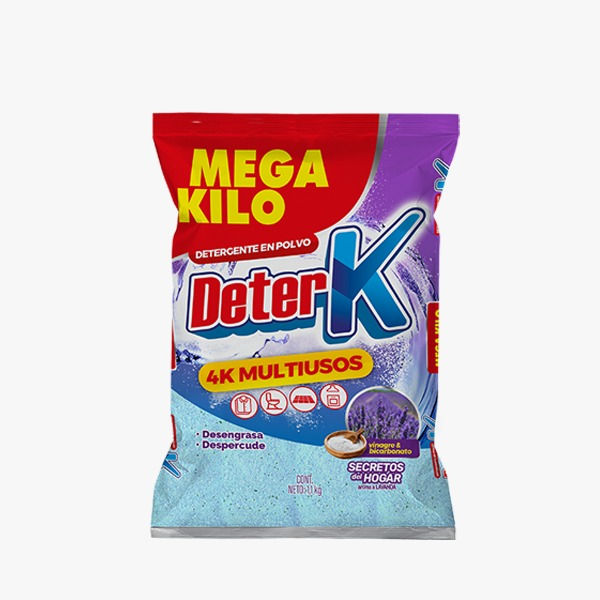 Detergente en Polvo Deter K Mega Kilo x 1,1 K