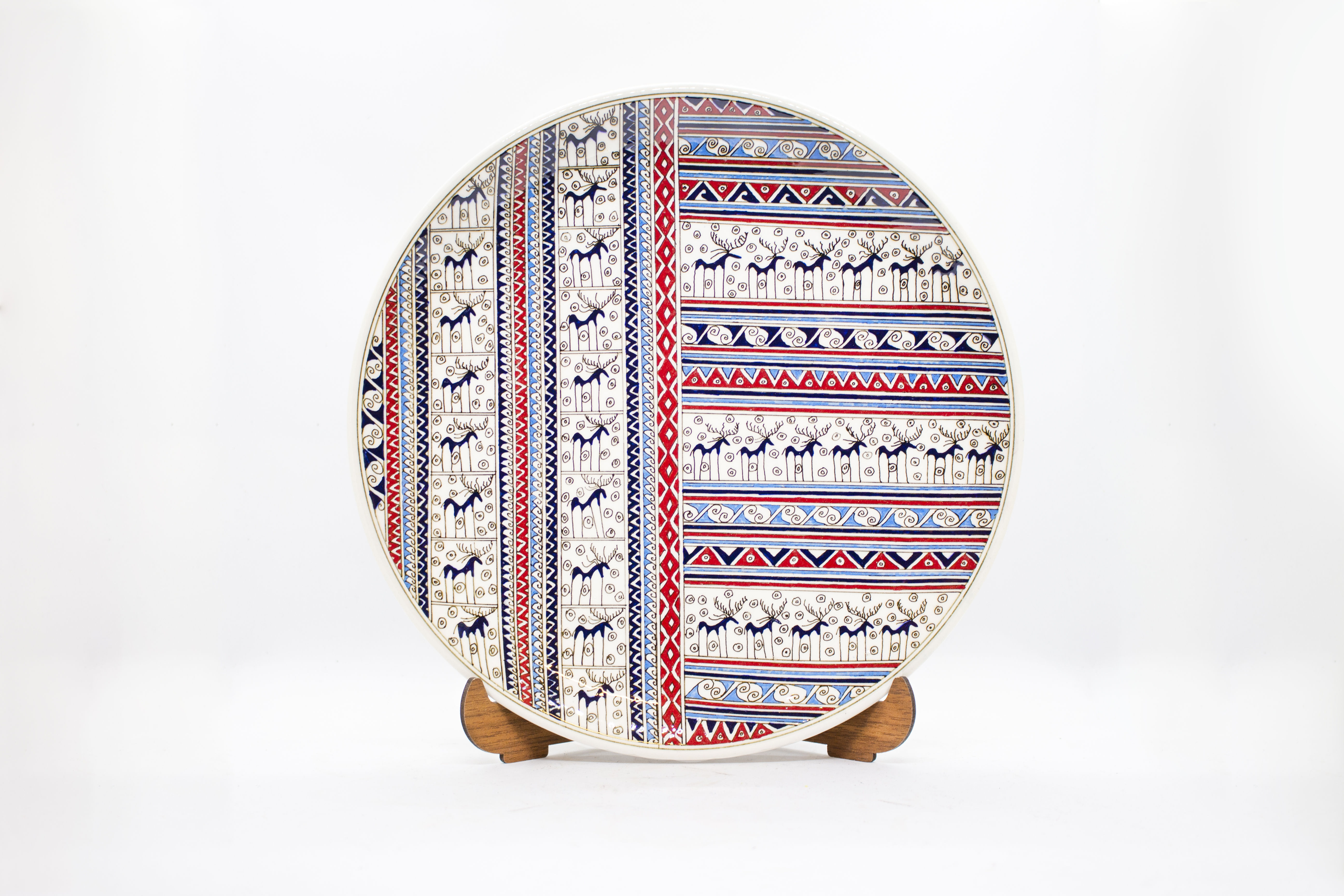 Assiette en Céramique Motif Civilsation Hittite