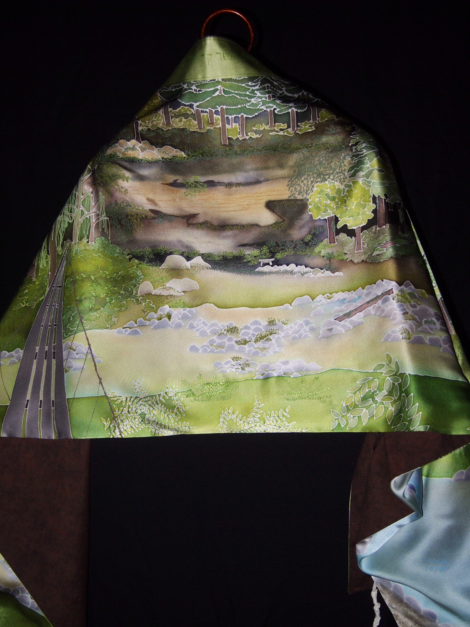 Silks by Diane Custom Silk Tallit Gallery Portland, Oregon