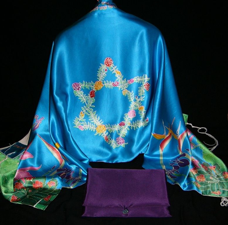 Silks by Diane Custom Silk Tallit Gallery Portland, Oregon