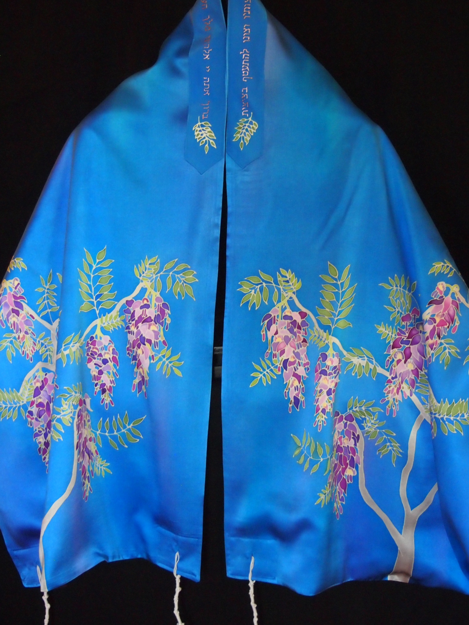 Silks by Diane Custom Silk Tallit Gallery Portland, Oregon