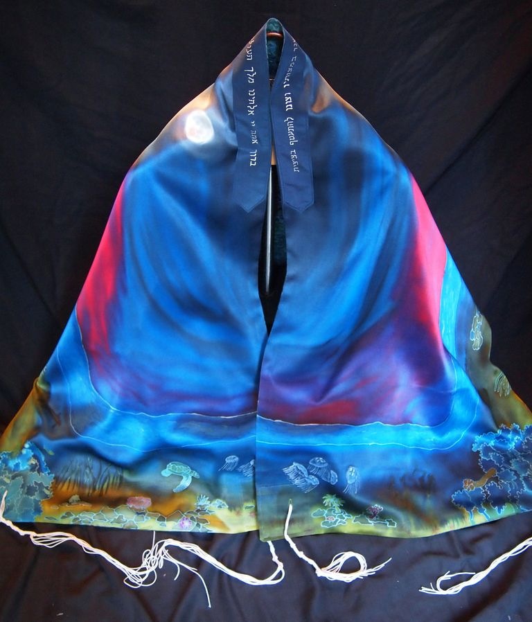 Silks by Diane Custom Silk Tallit Gallery Portland, Oregon