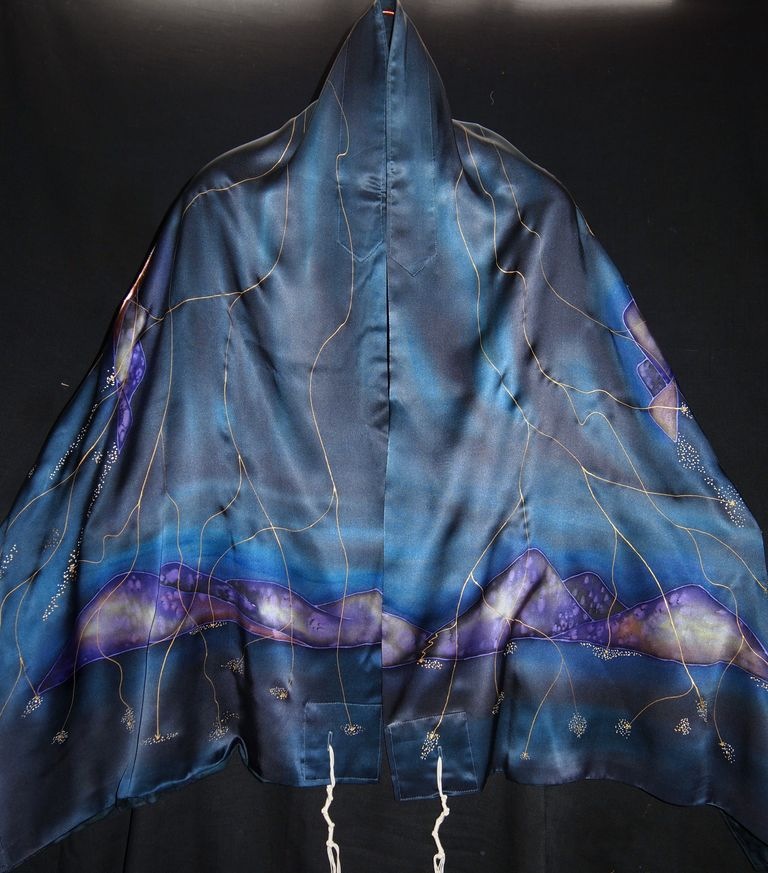 Silks by Diane Custom Silk Tallit Gallery Portland, Oregon